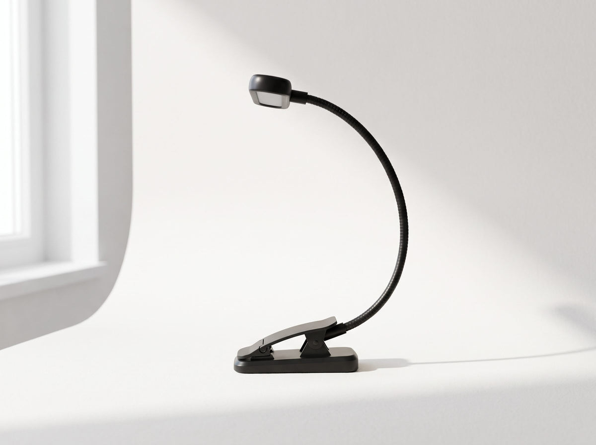 Lumo Clip de lado, con su cuello flexible